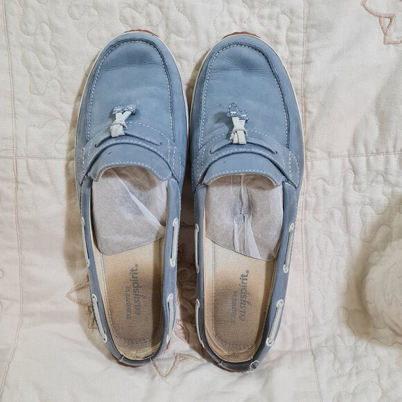 True Spirit by Easy Spirit Blue Deck Shoe Mule, ESGAMESWEEP, Blue, 7.5M - Picture 2 of 10